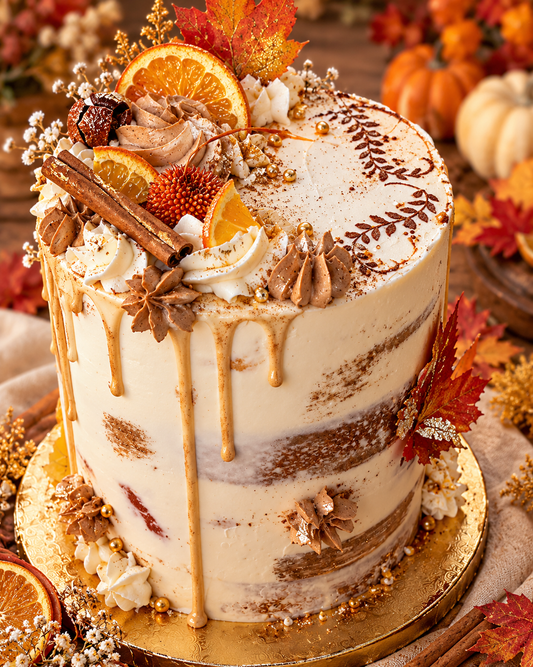 The Harvest Moon Orange Spice Cake - Moonlit Pantry Catering & Events